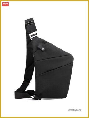 Anti Theft Crossbody Sling Bag Waterproof Nylon Travel Purse Large Capacity